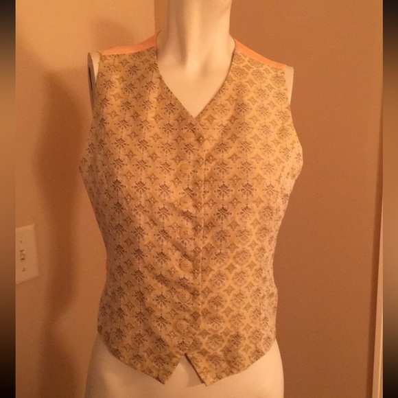 Saks Fifth Avenue silk vest - Picture 1 of 12